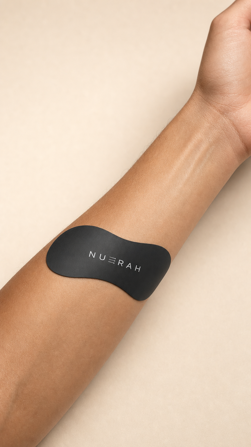Nuerah patch on skin